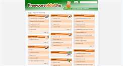 Desktop Screenshot of freewareoldal.hu